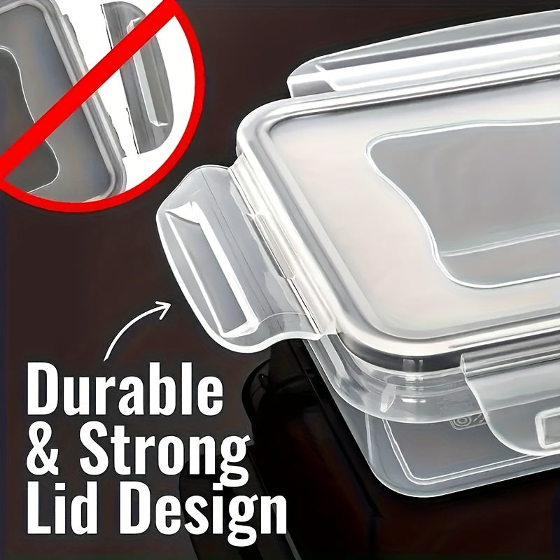 48pcs Food Storage Containers Set Kitchen Organizers Leakproof Meal Prep Containers Local Warehouse - Airtight, BPA-Free, Easy-Snap Lids, Stackable Includes 24 Lunch Containers, 24 Lids, Free Labels, And Marker For Pantry And