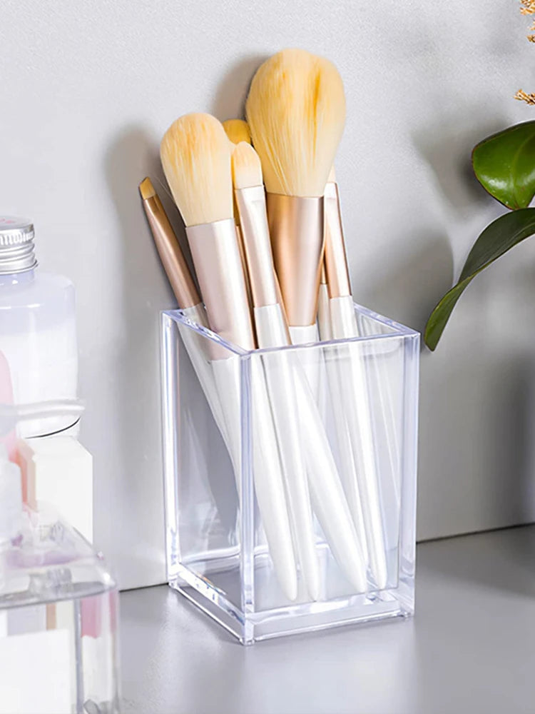Makeup Organizer Desktop Multi-cell Display Box Makeup Blush Cosmetics Shelf 7-compartment Plastic Eye Shadow Tray Storage Box