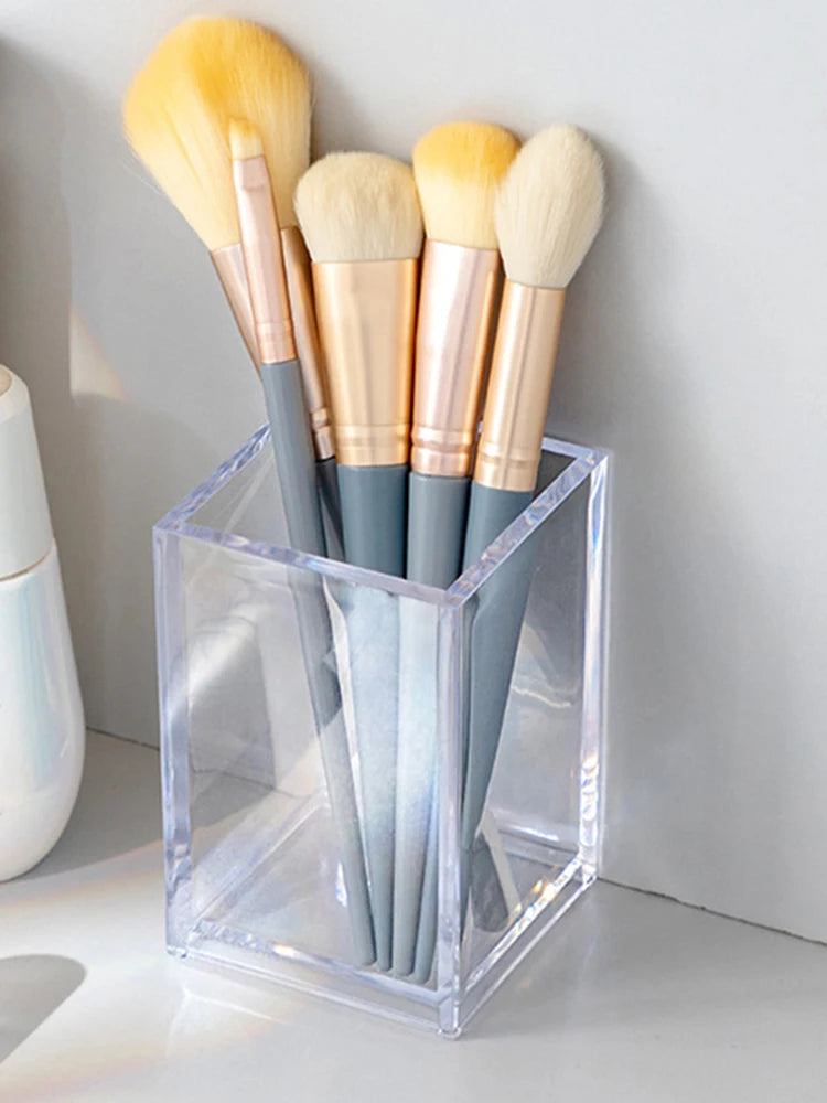 Makeup Organizer Desktop Multi-cell Display Box Makeup Blush Cosmetics Shelf 7-compartment Plastic Eye Shadow Tray Storage Box