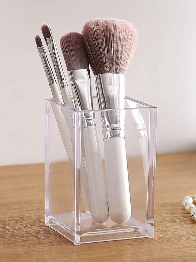 Makeup Organizer Desktop Multi-cell Display Box Makeup Blush Cosmetics Shelf 7-compartment Plastic Eye Shadow Tray Storage Box