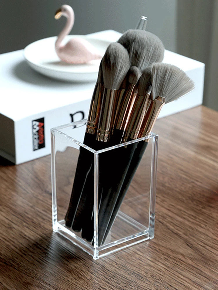 Makeup Organizer Desktop Multi-cell Display Box Makeup Blush Cosmetics Shelf 7-compartment Plastic Eye Shadow Tray Storage Box