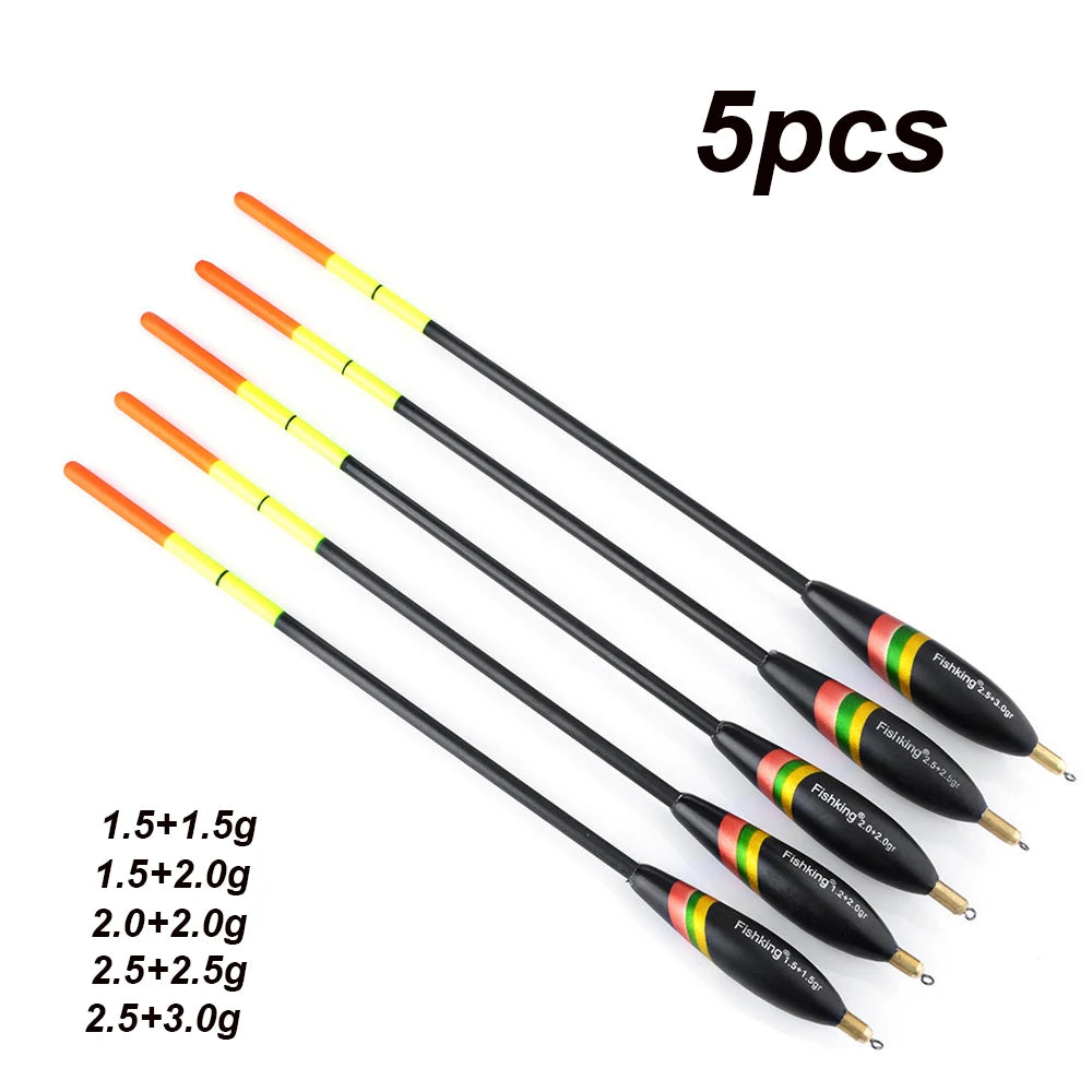 4/5pcs Fishing Floats Mixed Size Balsa Weight Bobber Cork Barguzinsky Fir Float Vertical Pesca For Carp Durable Fishing Tackle