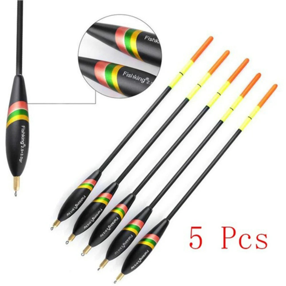 4/5pcs Fishing Floats Mixed Size Balsa Weight Bobber Cork Barguzinsky Fir Float Vertical Pesca For Carp Durable Fishing Tackle