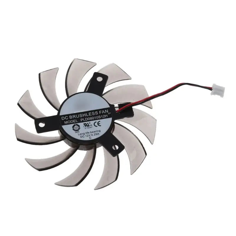 75MM PLD08010S12H 2Pin Cooler Fan Graphics Card Cooling Fan for GTX 560 460 Ti R7 260x R270X MSI 560 Ti