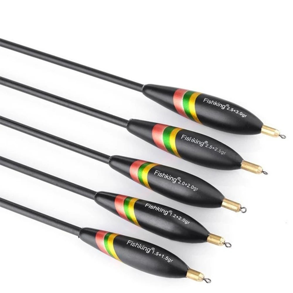 4/5pcs Fishing Floats Mixed Size Balsa Weight Bobber Cork Barguzinsky Fir Float Vertical Pesca For Carp Durable Fishing Tackle