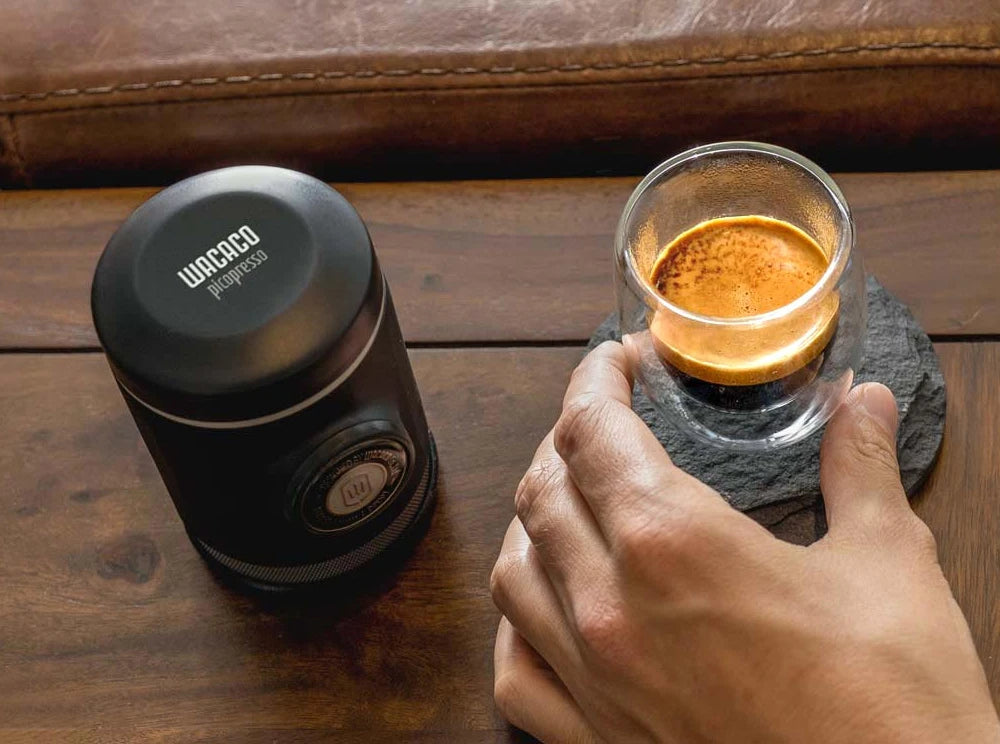 WACACO Picopresso Portable Espresso Maker, Specialty Coffee Machine, 18 Bar Pressure Travel Coffee, Gift, New Year