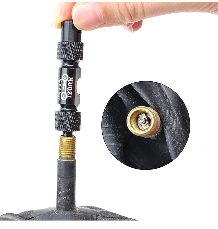 MUQZI MTB Road Bike Schrader Presta Valve Removal Wrench Multifunction Tire Valve Installation Spanner Valve Core Tool