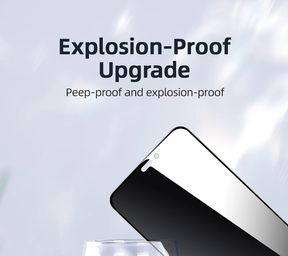 Joyroom Private Glass For iphone 16 15 14 13 ProMax Screen Protector Anti-spy Tempered Glass For iPhone Privacy Screen Protector