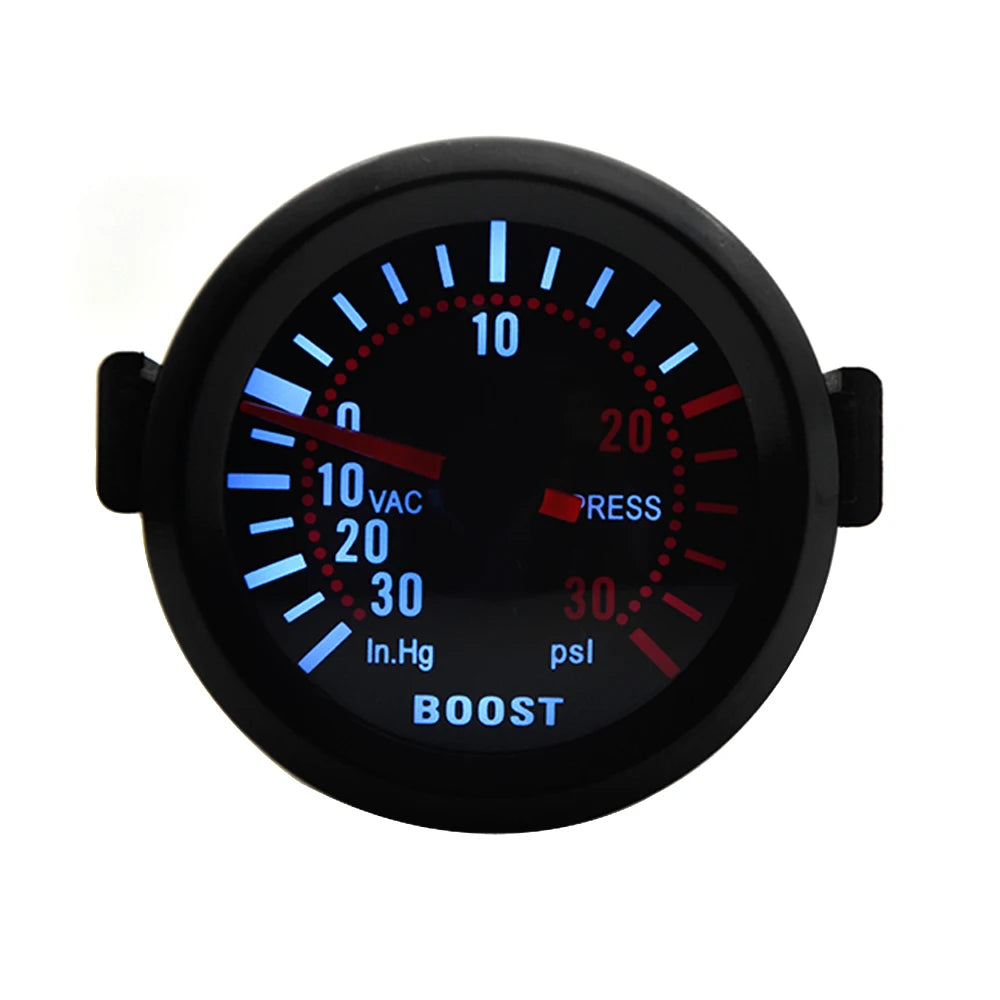 2" 52mm Smoke lens with sensor Boost gauge bar psi/Vacuum/Water temp/Oil temp/Oil pressure/Voltmeter/Tachometer RPM