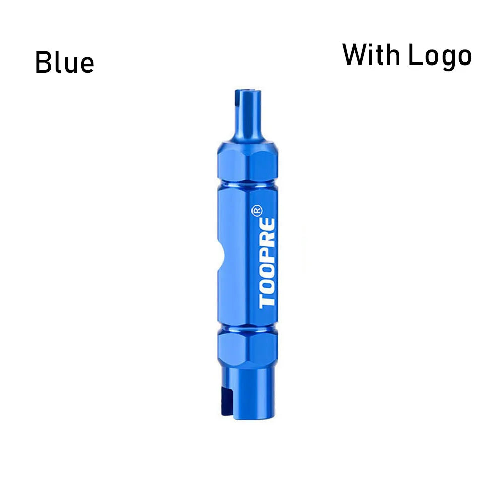 Aluminum Alloy Bike Valve Tool MTB Road Bike Valve Core Remover Anti-slip Air Valve Spanner Extension Disassembly Wrench Tool