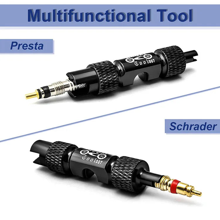 MUQZI MTB Road Bike Schrader Presta Valve Removal Wrench Multifunction Tire Valve Installation Spanner Valve Core Tool