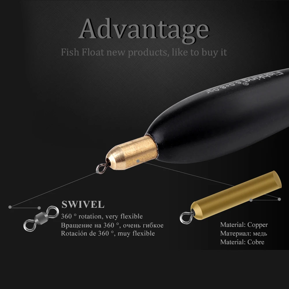 4/5pcs Fishing Floats Mixed Size Balsa Weight Bobber Cork Barguzinsky Fir Float Vertical Pesca For Carp Durable Fishing Tackle