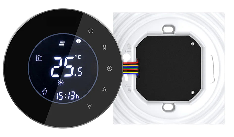 Smart Touch WIFI Thermostat LCD Screen Water Heating Electirc Floor Heating Water Gas Boiler Temperature Controller Google Home