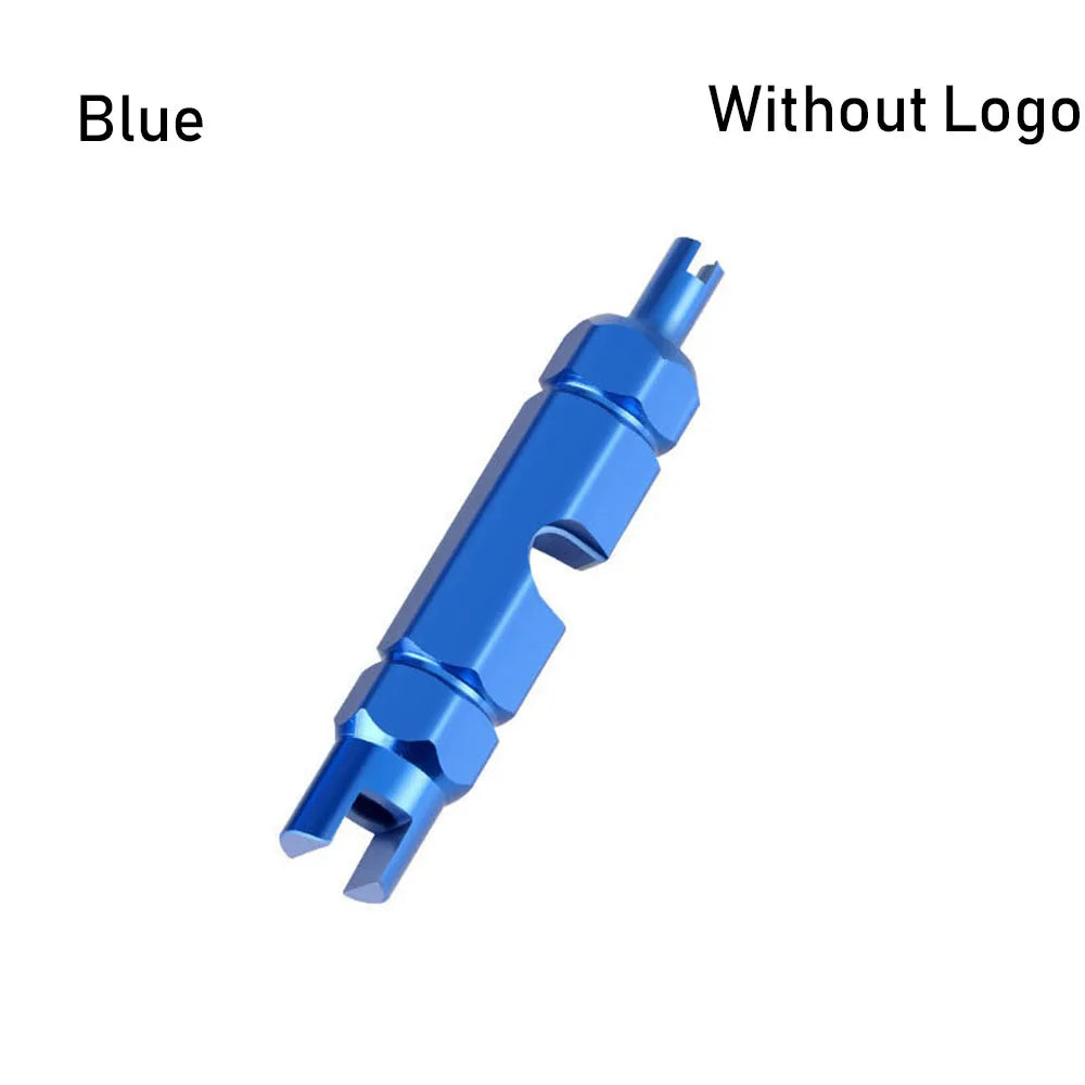 Aluminum Alloy Bike Valve Tool MTB Road Bike Valve Core Remover Anti-slip Air Valve Spanner Extension Disassembly Wrench Tool