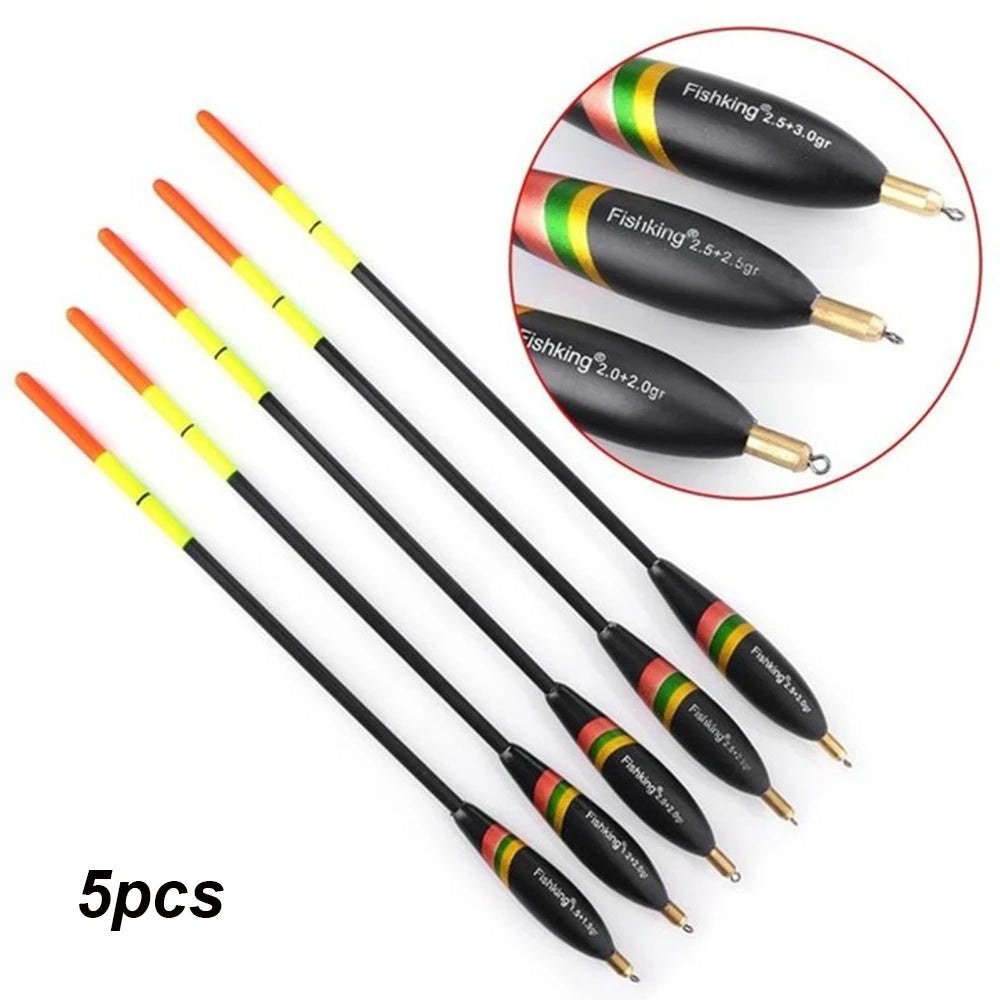 4/5pcs Fishing Floats Mixed Size Balsa Weight Bobber Cork Barguzinsky Fir Float Vertical Pesca For Carp Durable Fishing Tackle