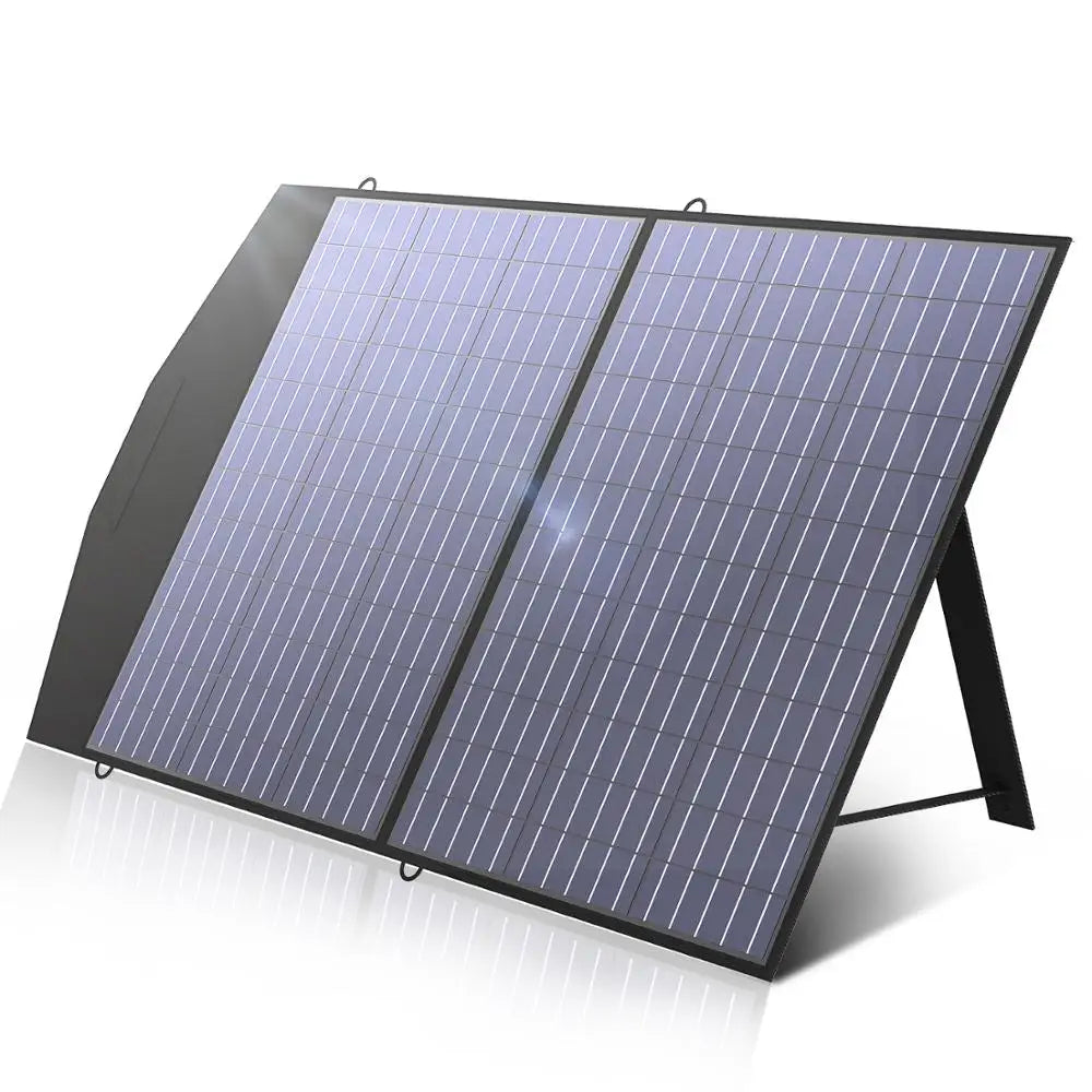 ALLPOWERS Foldable and Portable Solar Panel 100 / 200W Solar Battery Charger,Outdoor Emergency Backup Power for Powerstation etc