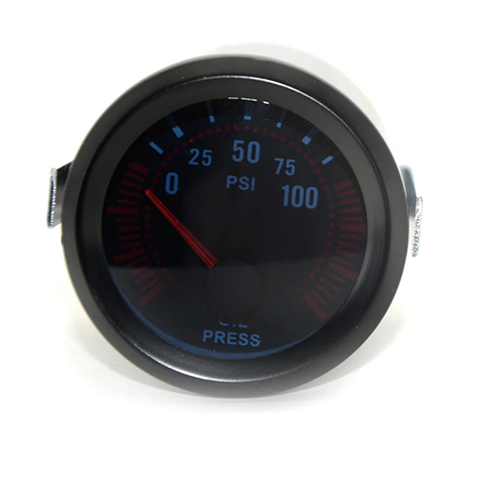 2" 52mm Smoke lens with sensor Boost gauge bar psi/Vacuum/Water temp/Oil temp/Oil pressure/Voltmeter/Tachometer RPM