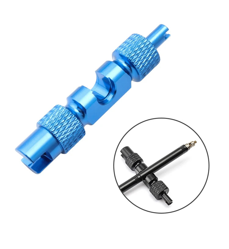 MUQZI MTB Road Bike Schrader Presta Valve Removal Wrench Multifunction Tire Valve Installation Spanner Valve Core Tool