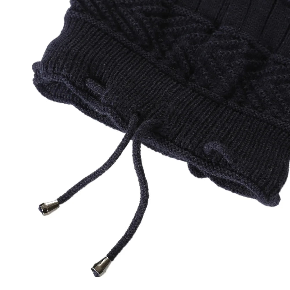 fashion women stretchy knitted Skullies Beanies Hat solid snood scarf warm Beanie For womem Autumn winter Female Beanie cap