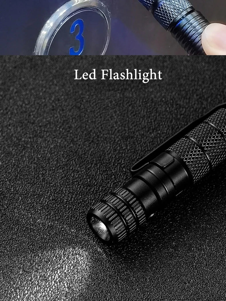 10-In-1 Multi Function Tactical Pen Emergency Flashlight Screwdriver Bottle Opener Outdoor Survival Self Defense Rescue EDC Tool
