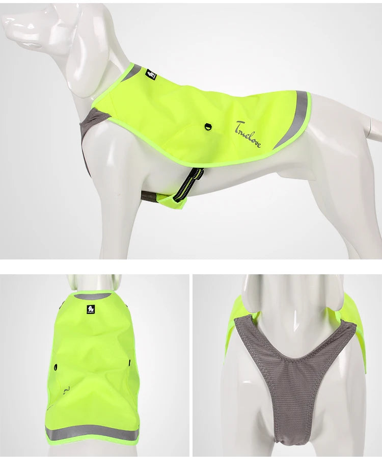 Truelove Dog  Jacket Summer Waterproof 1000D Polyester Fabric Reflective Hollowed Hole Network Medium Large Pet Products TLG2681