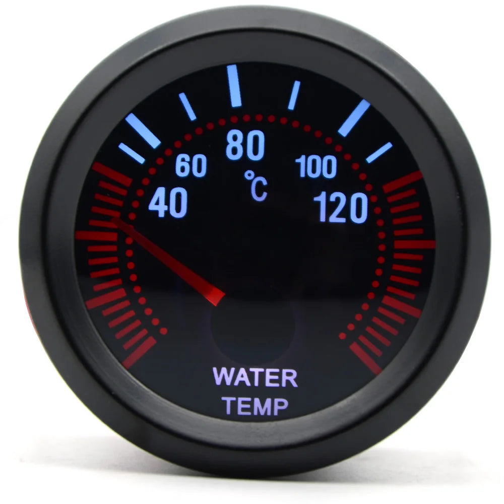 2" 52mm Smoke lens with sensor Boost gauge bar psi/Vacuum/Water temp/Oil temp/Oil pressure/Voltmeter/Tachometer RPM