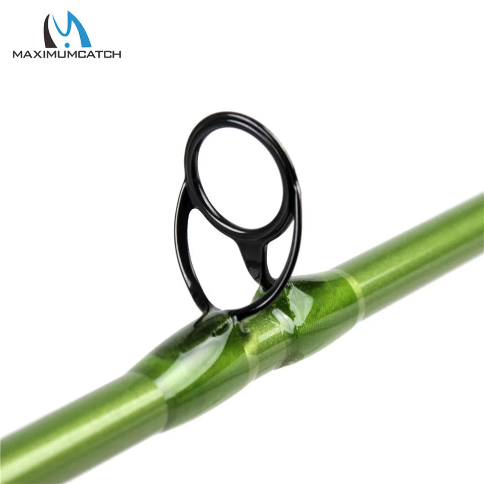 Maximumcatch 3/4/5wt Trout Fly Fishing Rod 7.6/8.6/9ft Moderate Action 40T Carbon Fiber Light Presentation Fly Rod