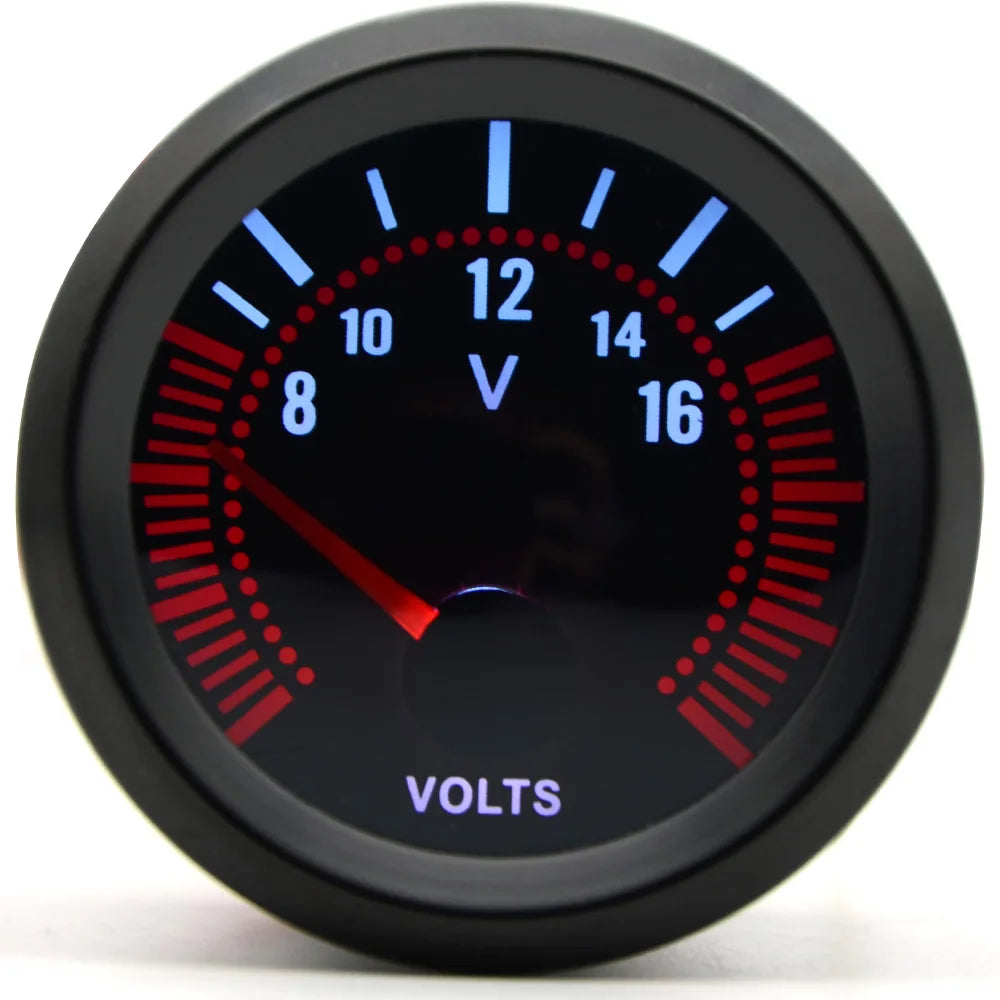 2" 52mm Smoke lens with sensor Boost gauge bar psi/Vacuum/Water temp/Oil temp/Oil pressure/Voltmeter/Tachometer RPM