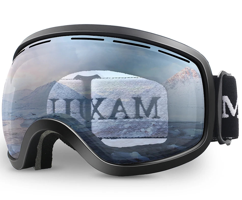Ski Goggles,Winter Snow Sports with Anti-fog Double Lens ski mask glasses skiing men women snow goggles M3