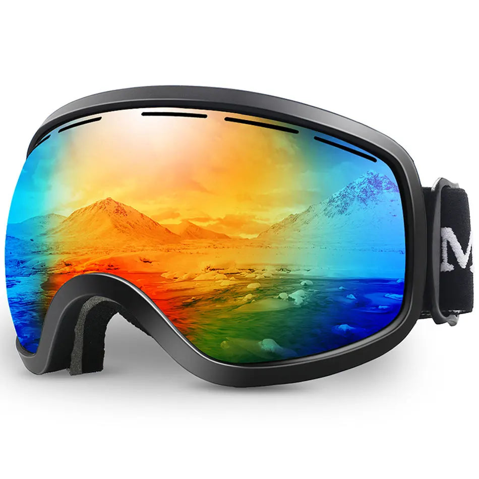 Ski Goggles,Winter Snow Sports with Anti-fog Double Lens ski mask glasses skiing men women snow goggles M3