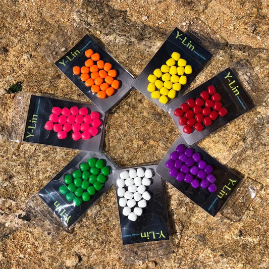 20pcs Carp Fishing Floating Fake Corn Tiger Nuts Pop Up Boilies Hair Rigs Maggot Bait Imitation Corn Artificial Bait Lures