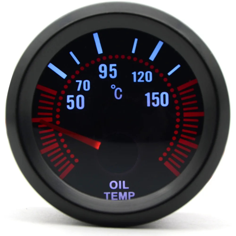 2" 52mm Smoke lens with sensor Boost gauge bar psi/Vacuum/Water temp/Oil temp/Oil pressure/Voltmeter/Tachometer RPM