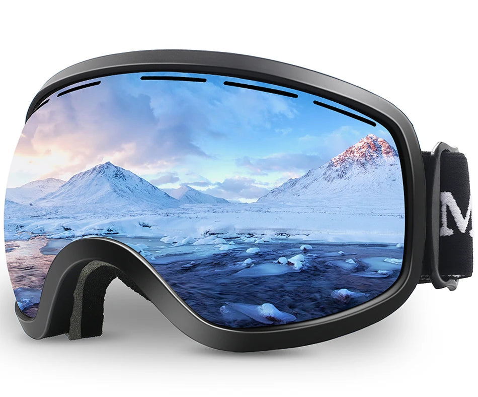Ski Goggles,Winter Snow Sports with Anti-fog Double Lens ski mask glasses skiing men women snow goggles M3
