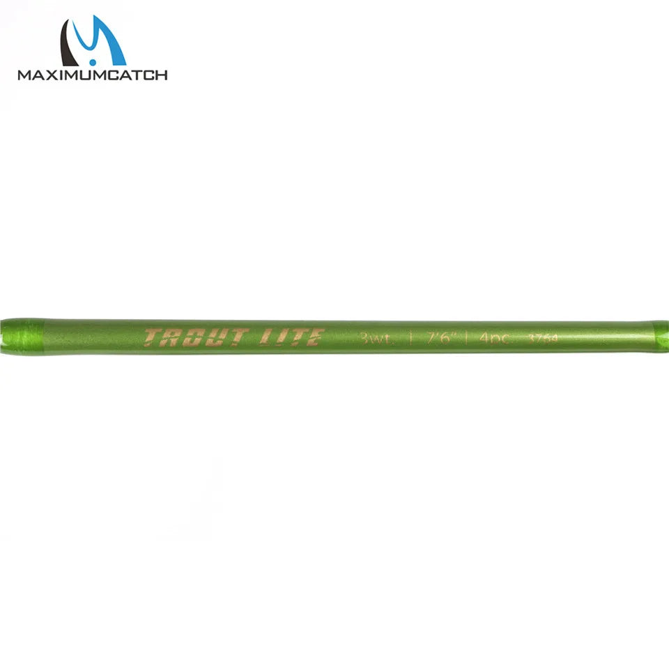 Maximumcatch 3/4/5wt Trout Fly Fishing Rod 7.6/8.6/9ft Moderate Action 40T Carbon Fiber Light Presentation Fly Rod