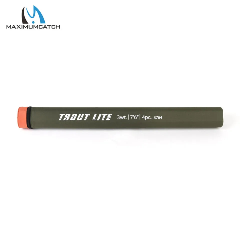 Maximumcatch 3/4/5wt Trout Fly Fishing Rod 7.6/8.6/9ft Moderate Action 40T Carbon Fiber Light Presentation Fly Rod