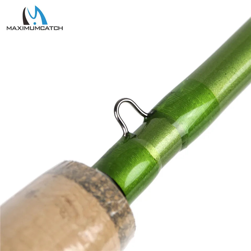 Maximumcatch 3/4/5wt Trout Fly Fishing Rod 7.6/8.6/9ft Moderate Action 40T Carbon Fiber Light Presentation Fly Rod