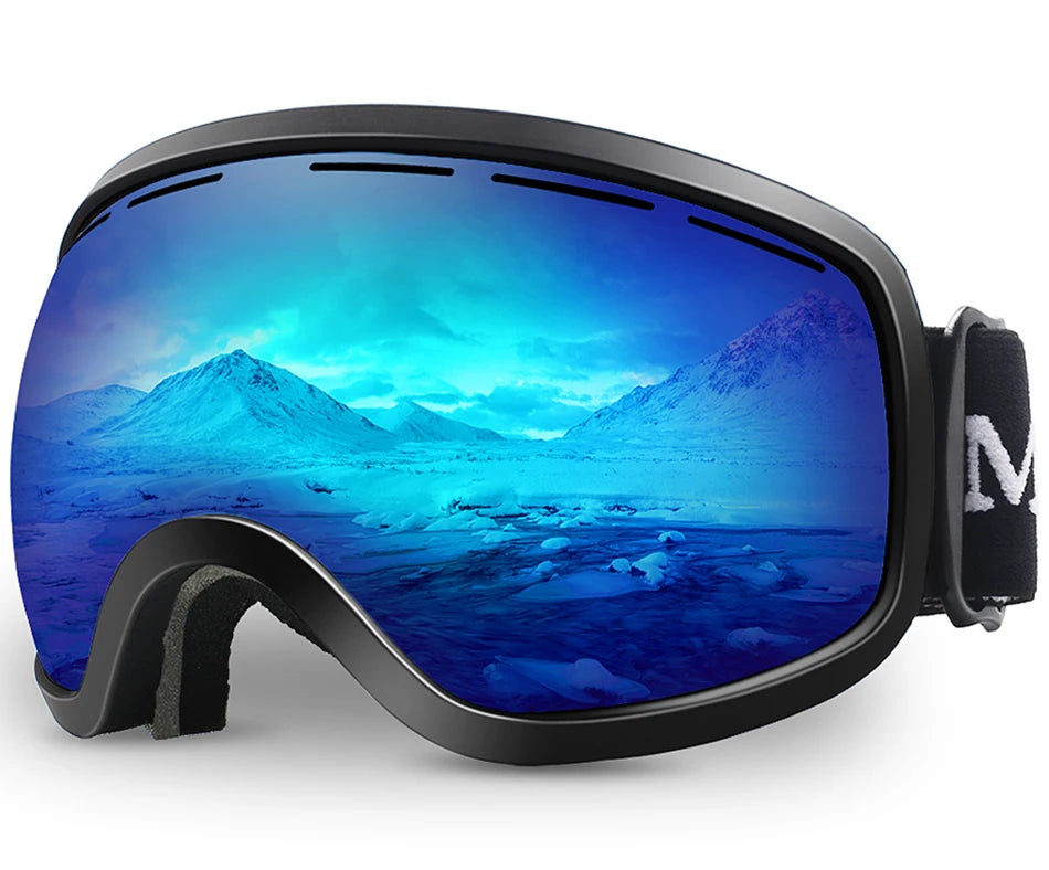 Ski Goggles,Winter Snow Sports with Anti-fog Double Lens ski mask glasses skiing men women snow goggles M3