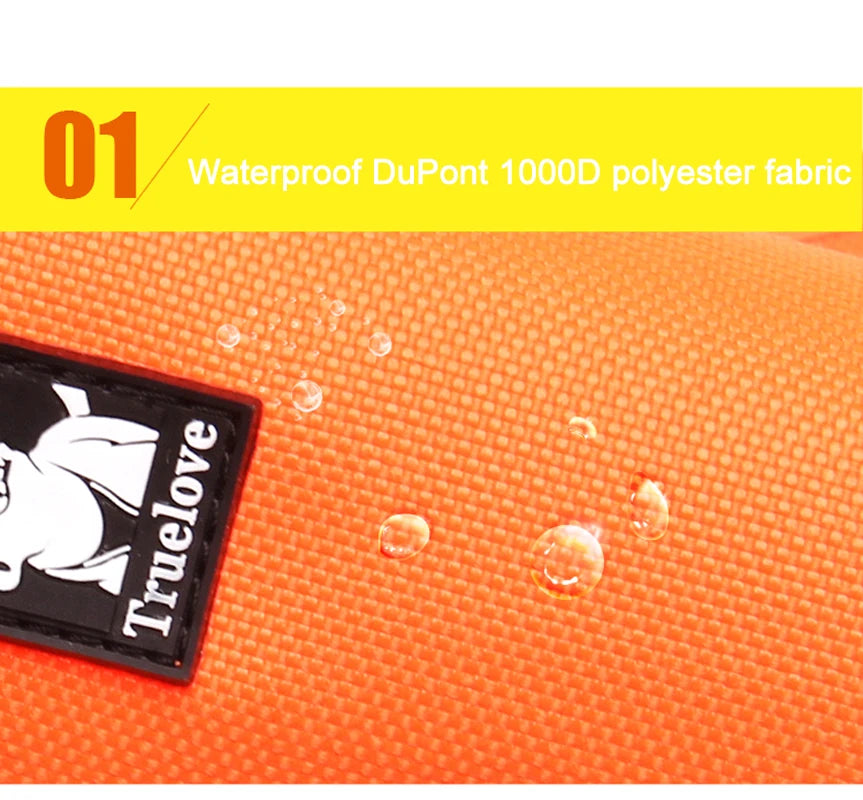 Truelove Dog  Jacket Summer Waterproof 1000D Polyester Fabric Reflective Hollowed Hole Network Medium Large Pet Products TLG2681