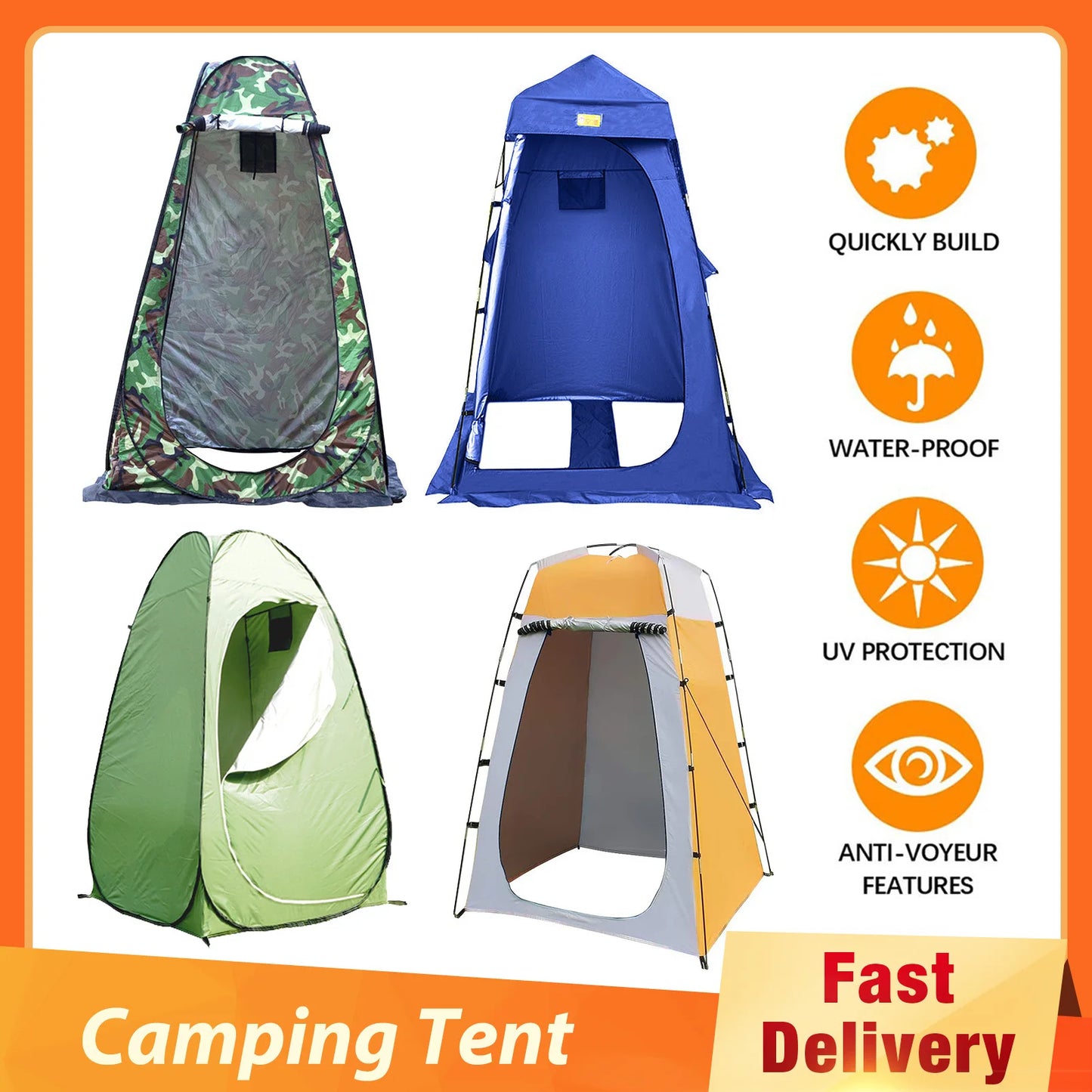 Camping Awning Tent Waterproof UV Canopy Tent Outdoors Tourist Tent Beach Shelter Sun Shade Tent For Fishing Camping Travel