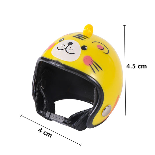 Funny Chicken Helmet Small Bird Duck Quail Hard Hat Headgear Prevent The Chicken From Smash Protect For Hens Head Pet Supplies