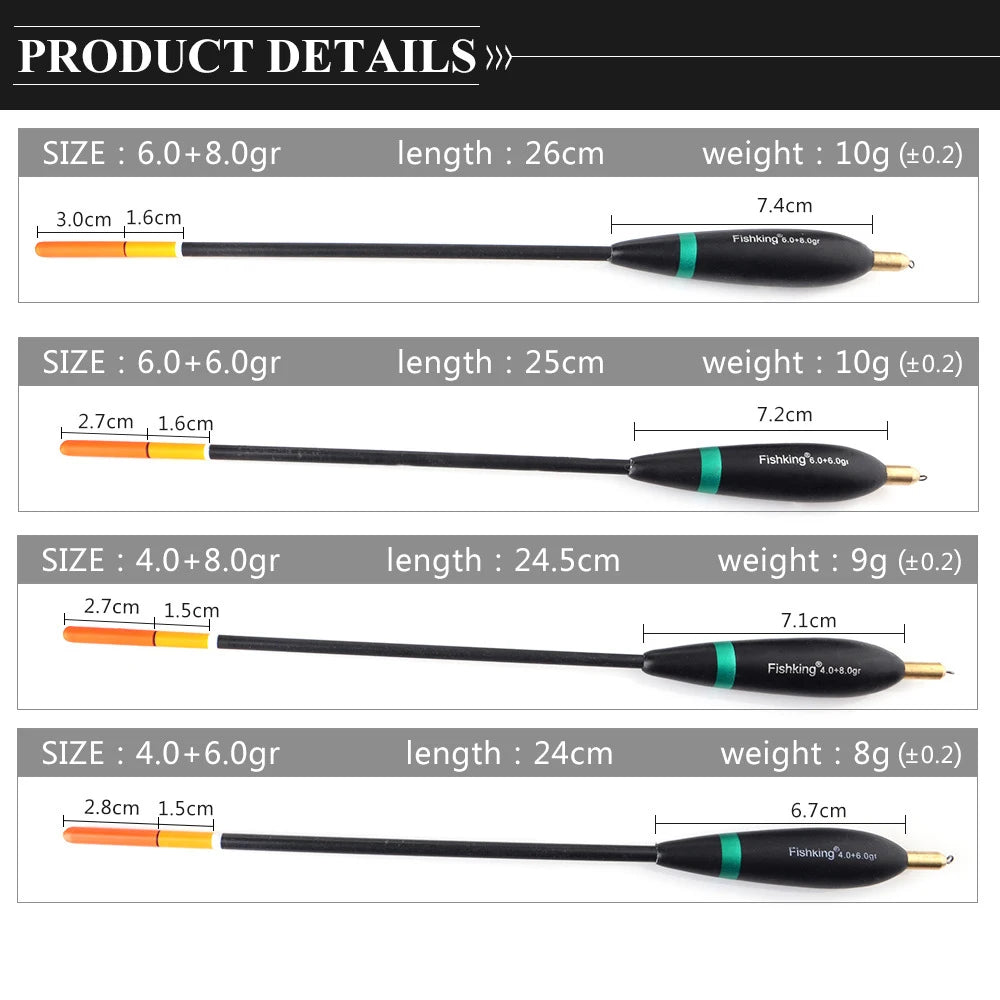 4/5pcs Fishing Floats Mixed Size Balsa Weight Bobber Cork Barguzinsky Fir Float Vertical Pesca For Carp Durable Fishing Tackle