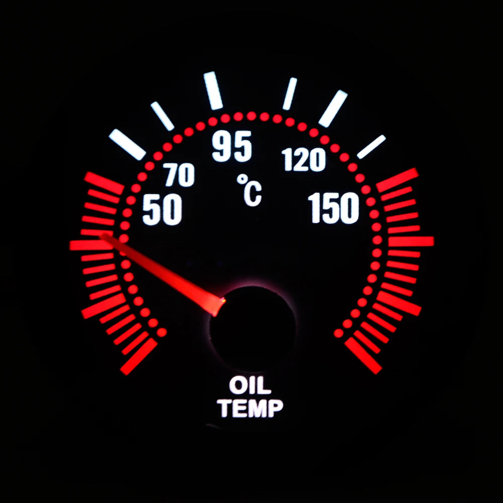 2" 52mm Smoke lens with sensor Boost gauge bar psi/Vacuum/Water temp/Oil temp/Oil pressure/Voltmeter/Tachometer RPM