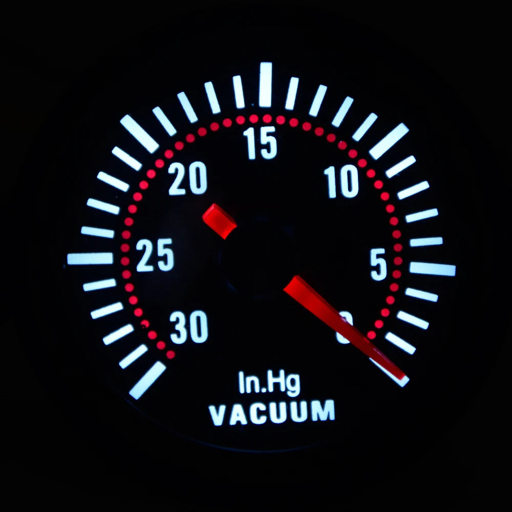 2" 52mm Smoke lens with sensor Boost gauge bar psi/Vacuum/Water temp/Oil temp/Oil pressure/Voltmeter/Tachometer RPM