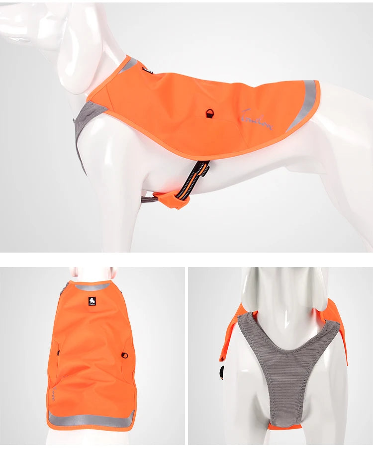 Truelove Dog  Jacket Summer Waterproof 1000D Polyester Fabric Reflective Hollowed Hole Network Medium Large Pet Products TLG2681