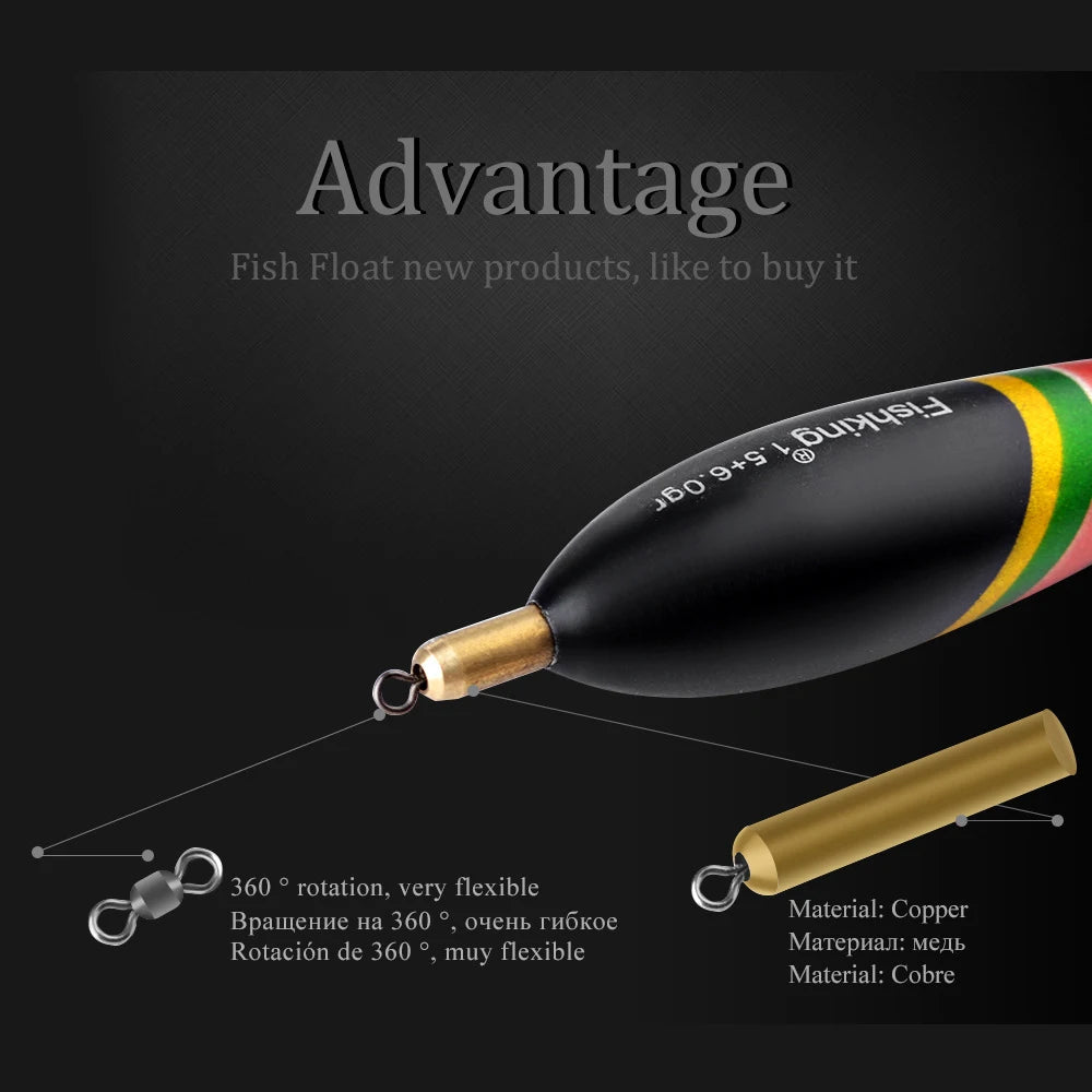 4/5pcs Fishing Floats Mixed Size Balsa Weight Bobber Cork Barguzinsky Fir Float Vertical Pesca For Carp Durable Fishing Tackle