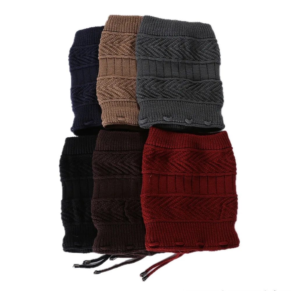 fashion women stretchy knitted Skullies Beanies Hat solid snood scarf warm Beanie For womem Autumn winter Female Beanie cap