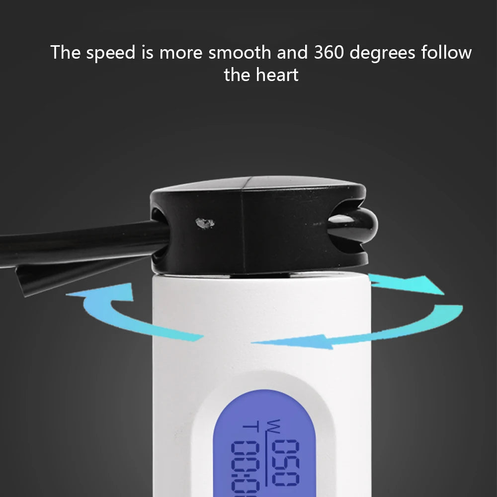 Smart Cordless Jump Ropes Electronic Digital Wireless Skip Rope Calorie Consumption Fitness Body Building Exercise Jumping Rope