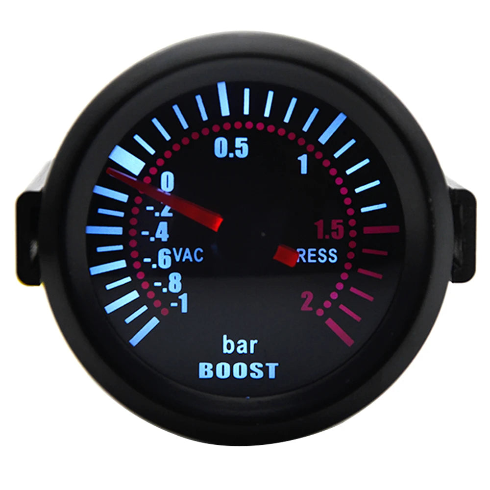 2" 52mm Smoke lens with sensor Boost gauge bar psi/Vacuum/Water temp/Oil temp/Oil pressure/Voltmeter/Tachometer RPM