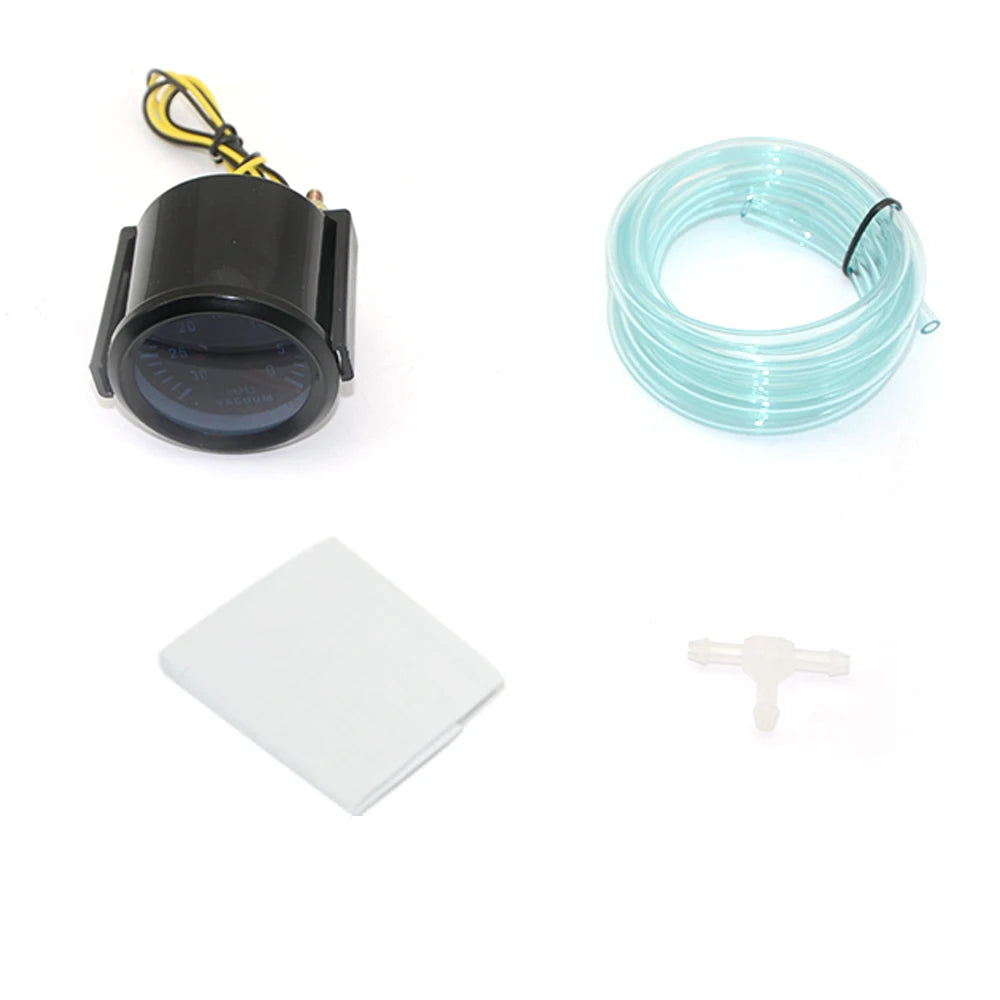 2" 52mm Smoke lens with sensor Boost gauge bar psi/Vacuum/Water temp/Oil temp/Oil pressure/Voltmeter/Tachometer RPM
