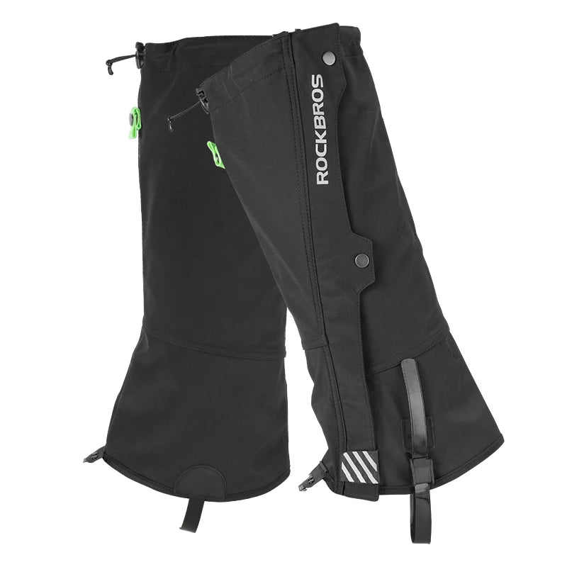 ROCKBROS Outdoor Waterproof Legging Gaiters Hiking Skiing Trekking Desert Leg Cover Boots Shoes Covers Legs Protection Guard